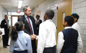 Senator Sherrod Brown Visits Breakthrough Schools