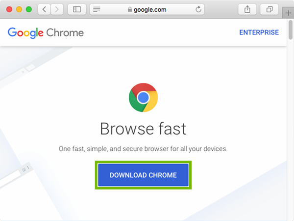 install chrome on personal device