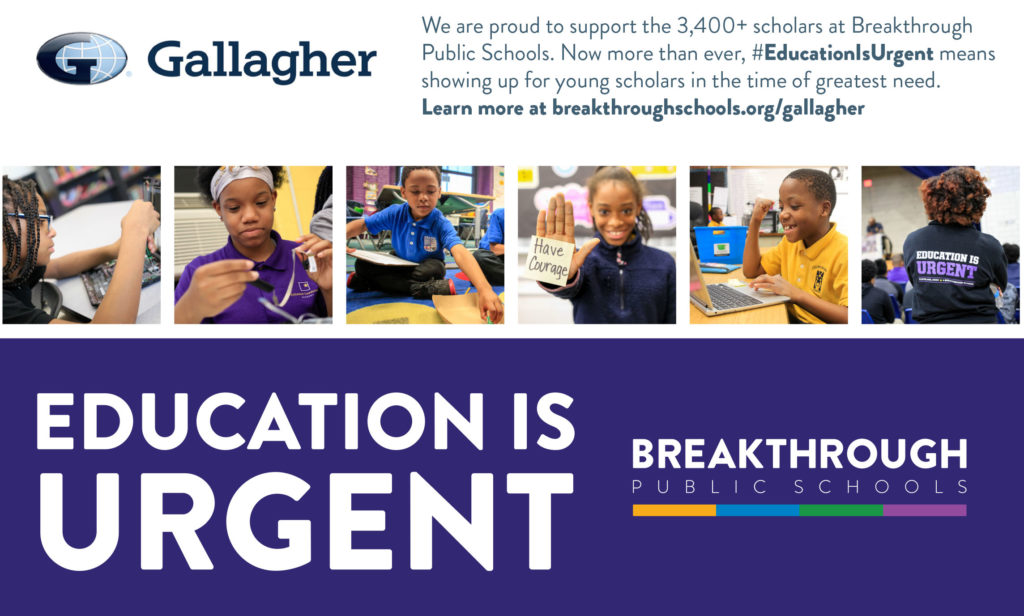 BPS Ad - Education is Urgent - Gallagher - Breakthrough ...