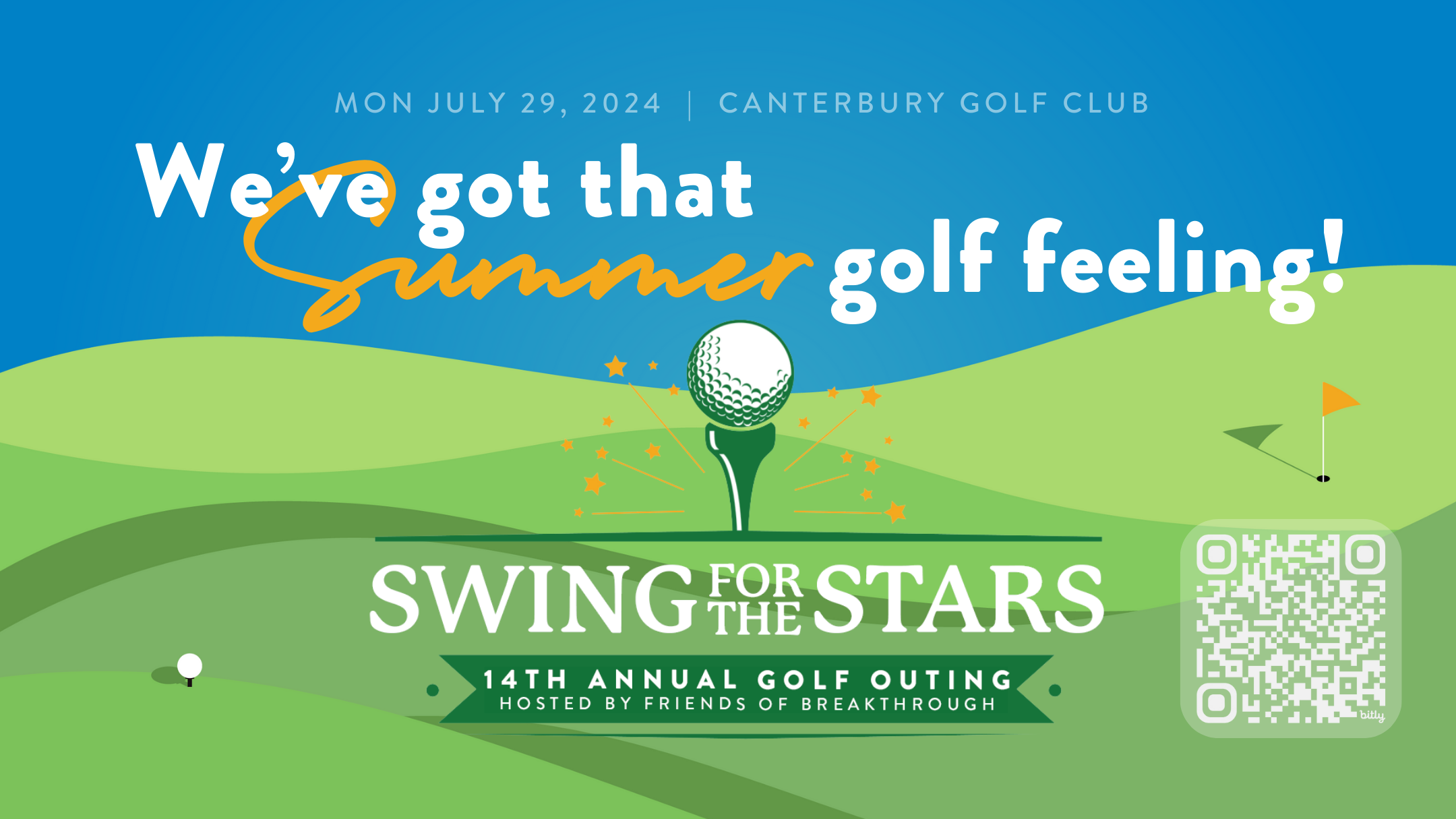 Swing for the Stars Save the Date